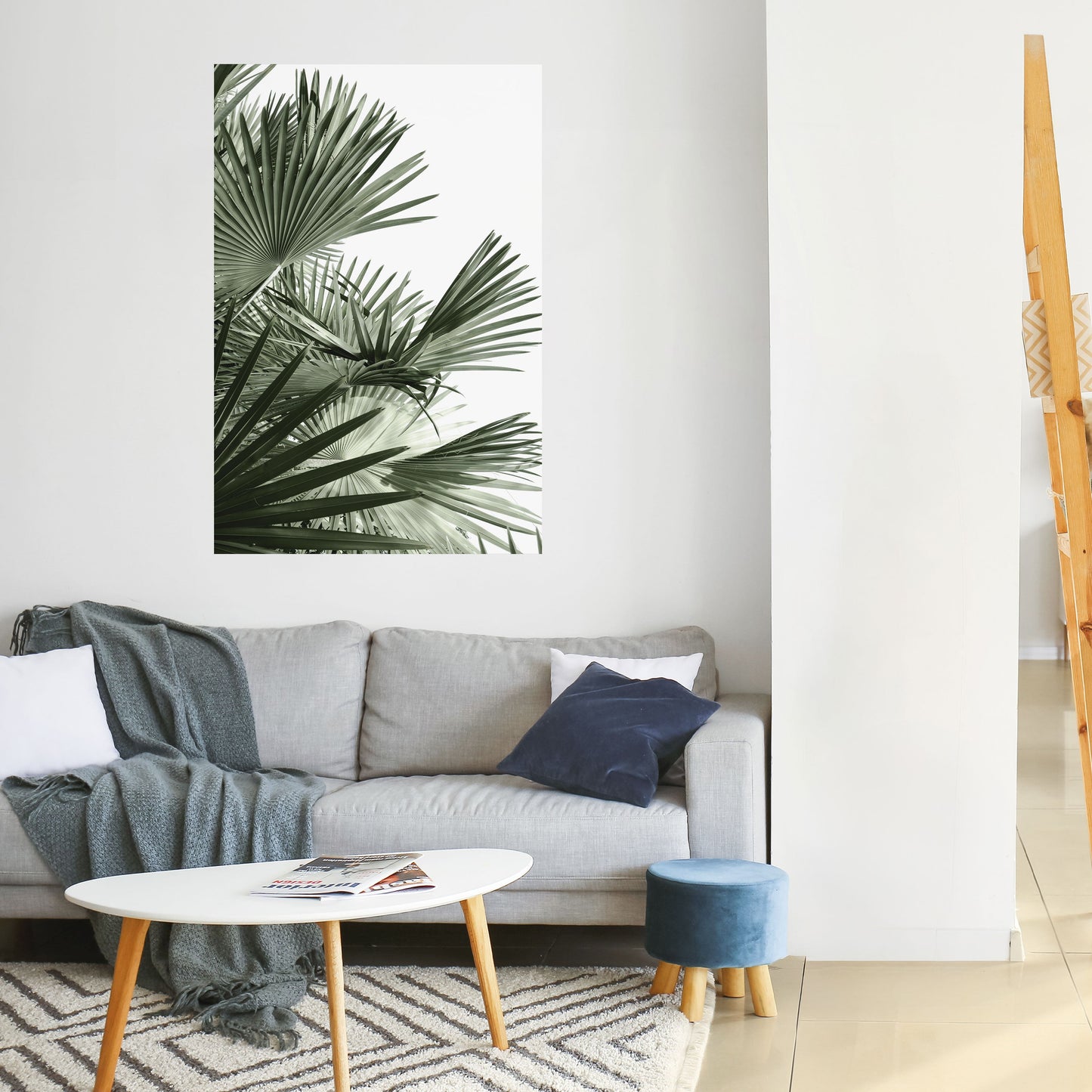 PALM PARADISE DANCE Vertikal affisch med självhäftande motiv