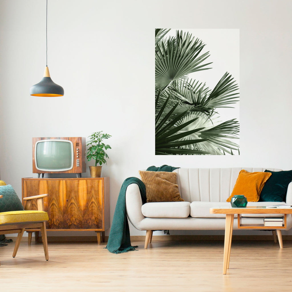 PALM PARADISE DANCE Vertikal affisch med självhäftande motiv
