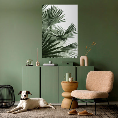 PALM PARADISE DANCE Vertikal affisch med självhäftande motiv