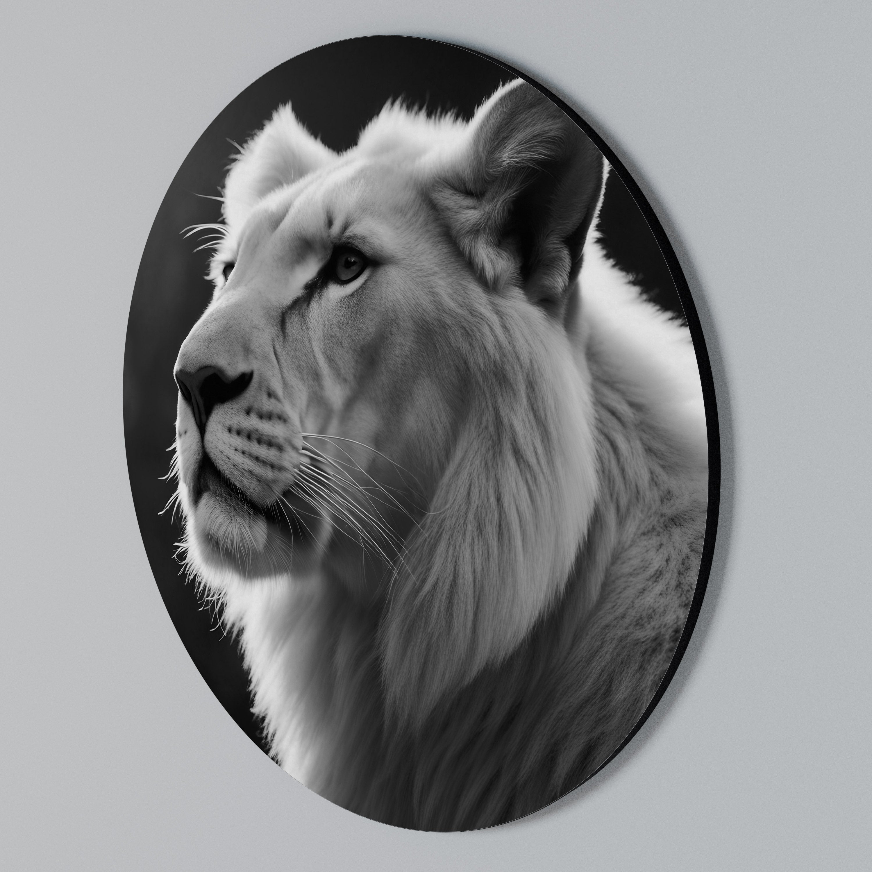 VISKNINGAR AV MAJESTÄT Rund Väggdekoration