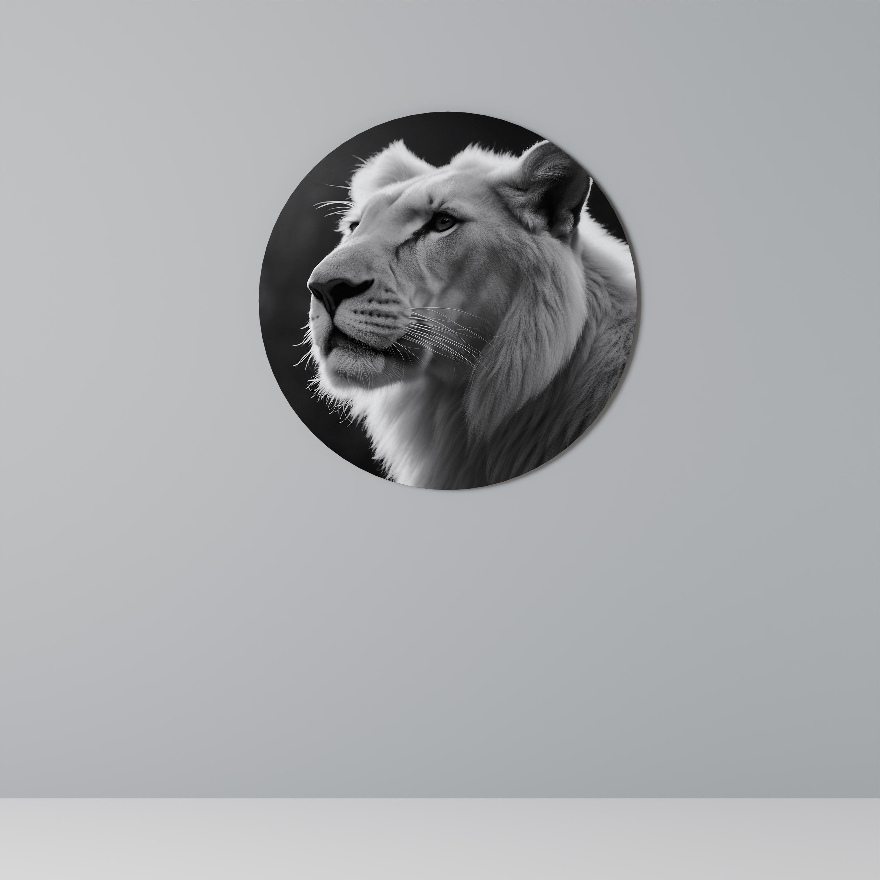 VISKNINGAR AV MAJESTÄT Rund Väggkonst