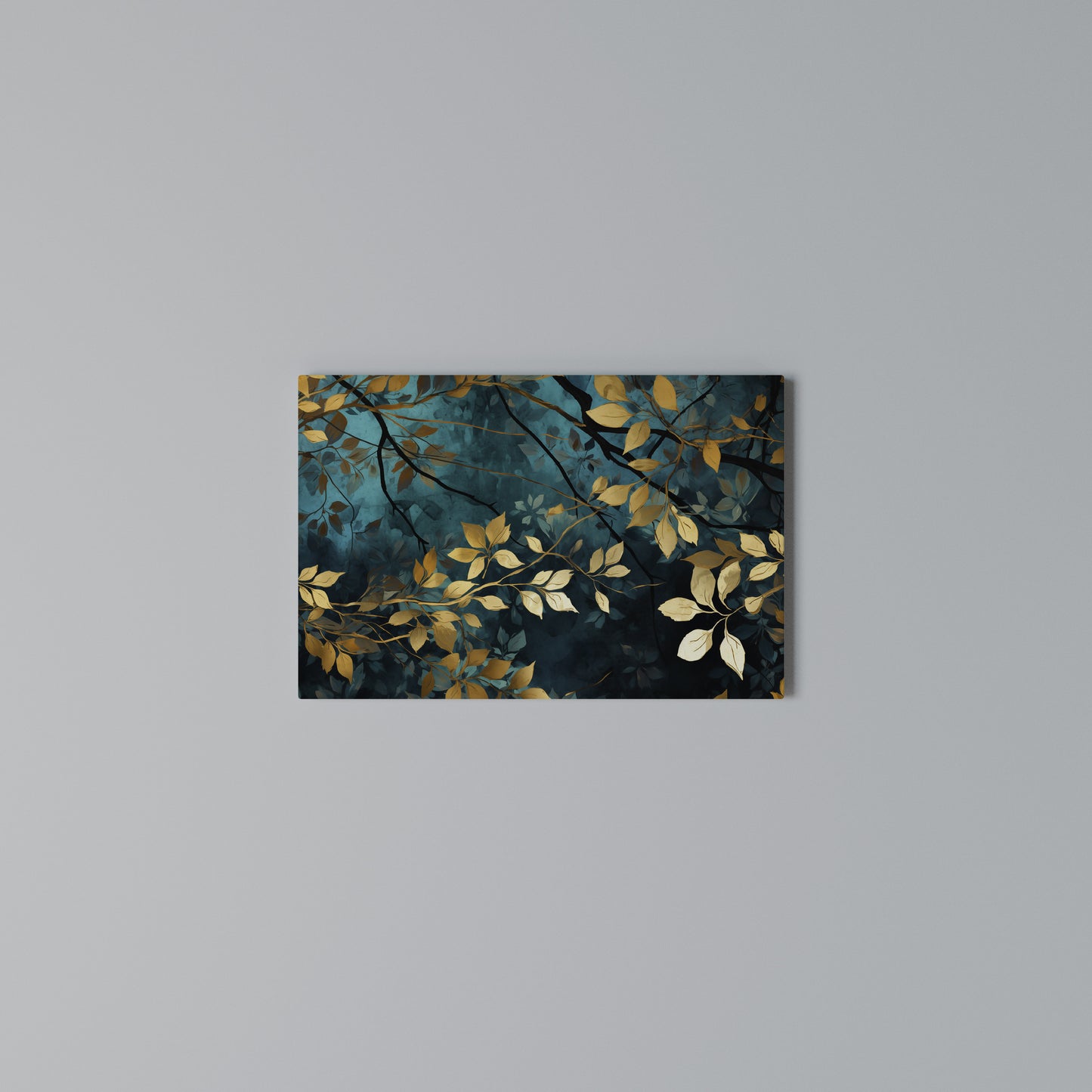 LUSH TURQUOISE Horizontal Canvas Print