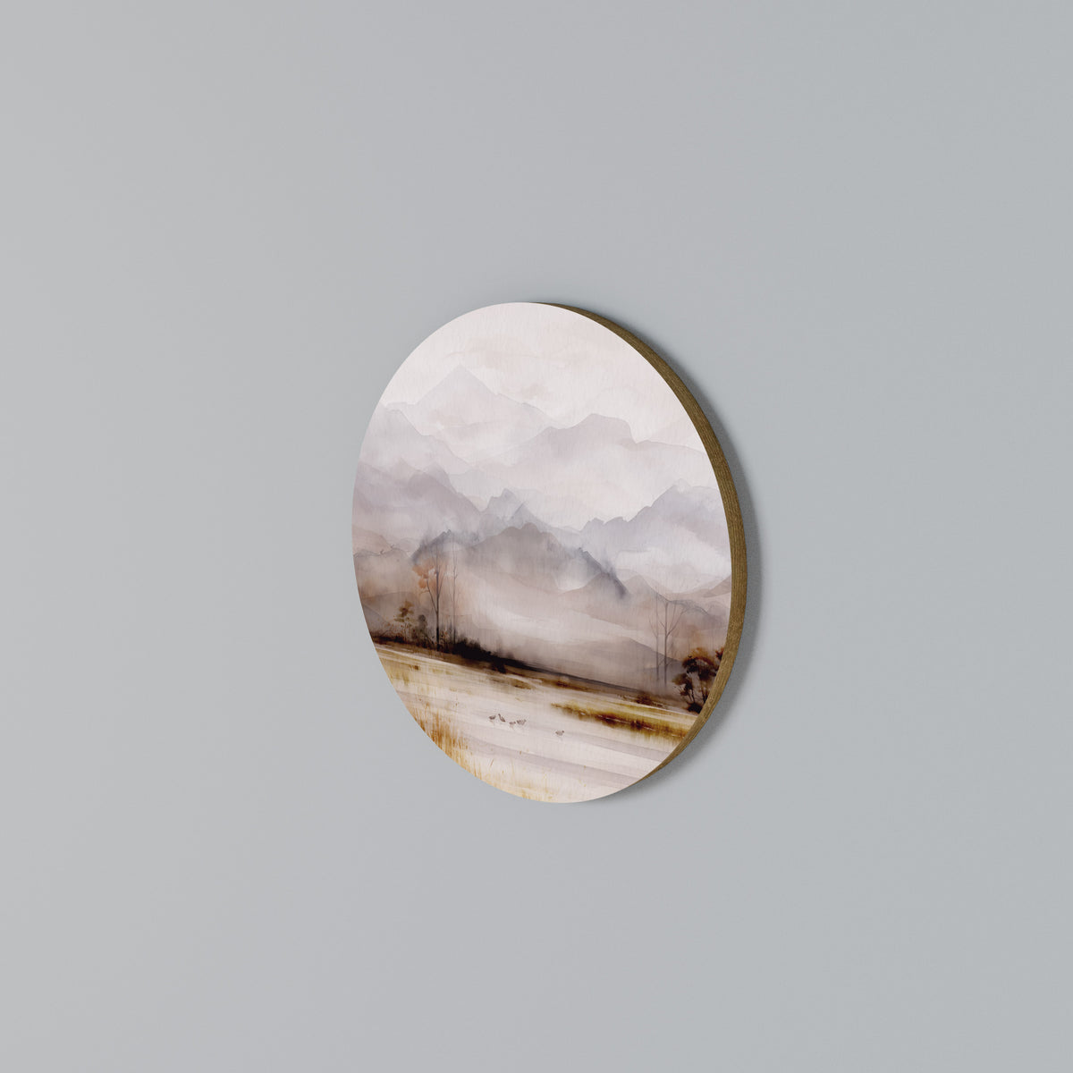 MISTY HORIZONS UNVEILED Rund väggdekor