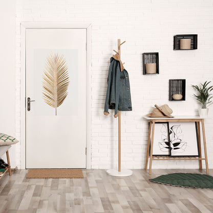 GOLDEN PALM ELEGANCE vertikal poster med självhäftande text