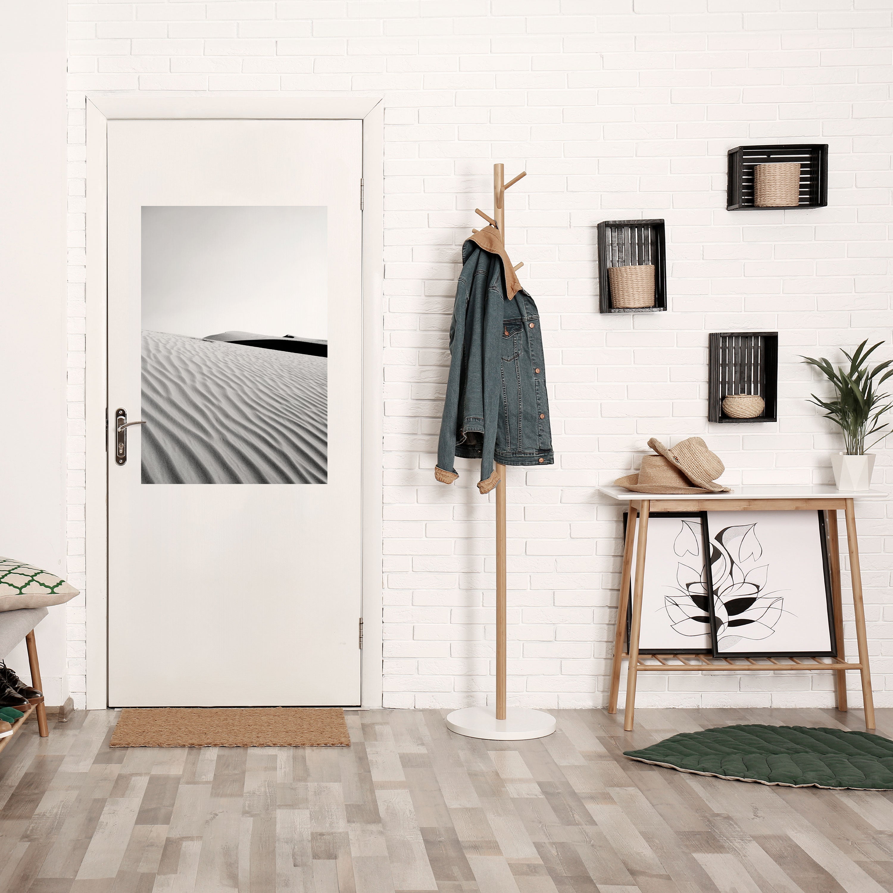 SAND INFINITY vertikal poster med självhäftande mönster