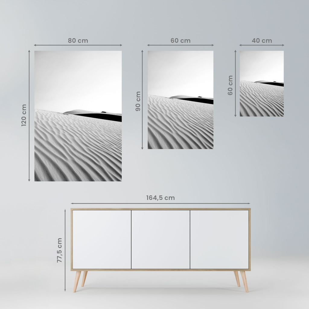 SAND INFINITY vertikal poster med självhäftande mönster