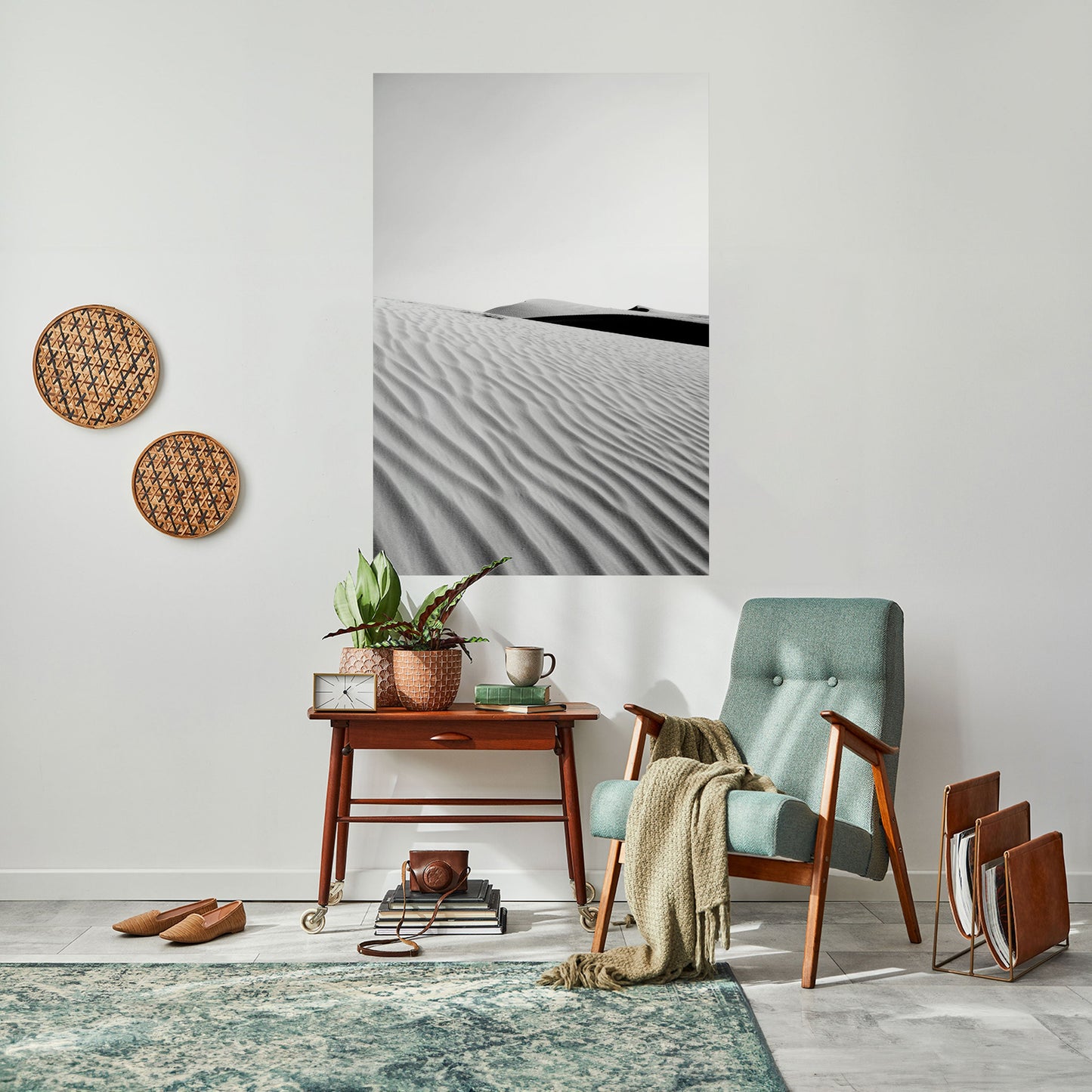 SAND INFINITY vertikal poster med självhäftande mönster