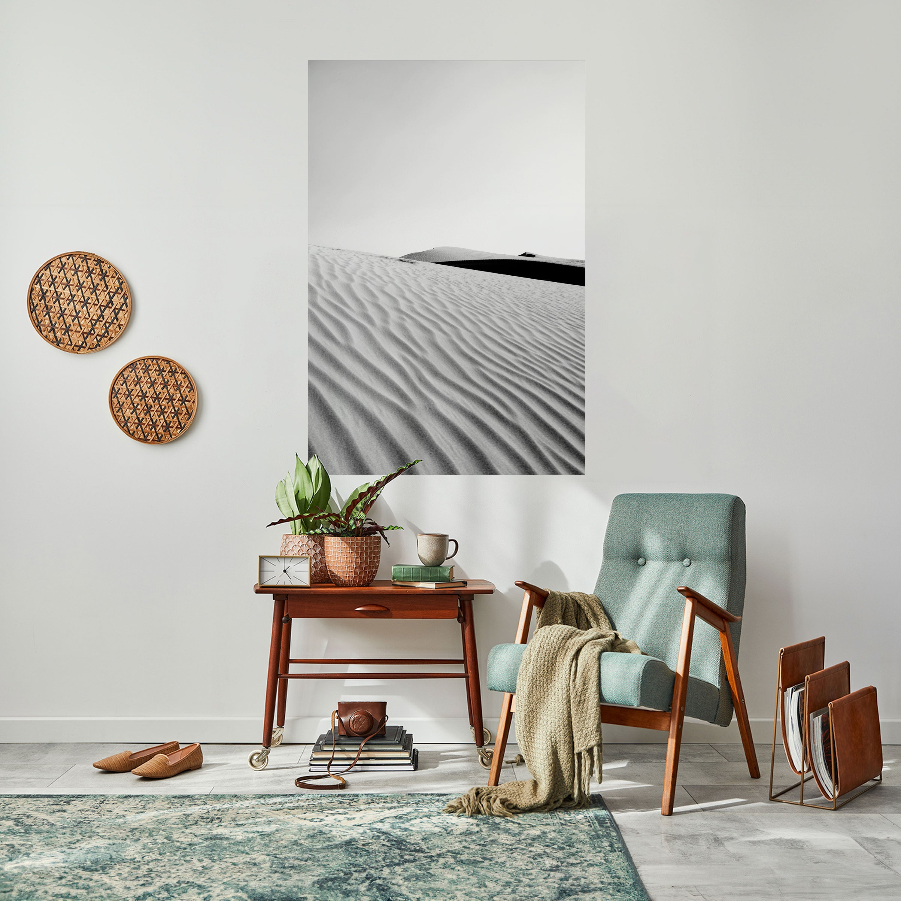 SAND INFINITY vertikal poster med självhäftande mönster