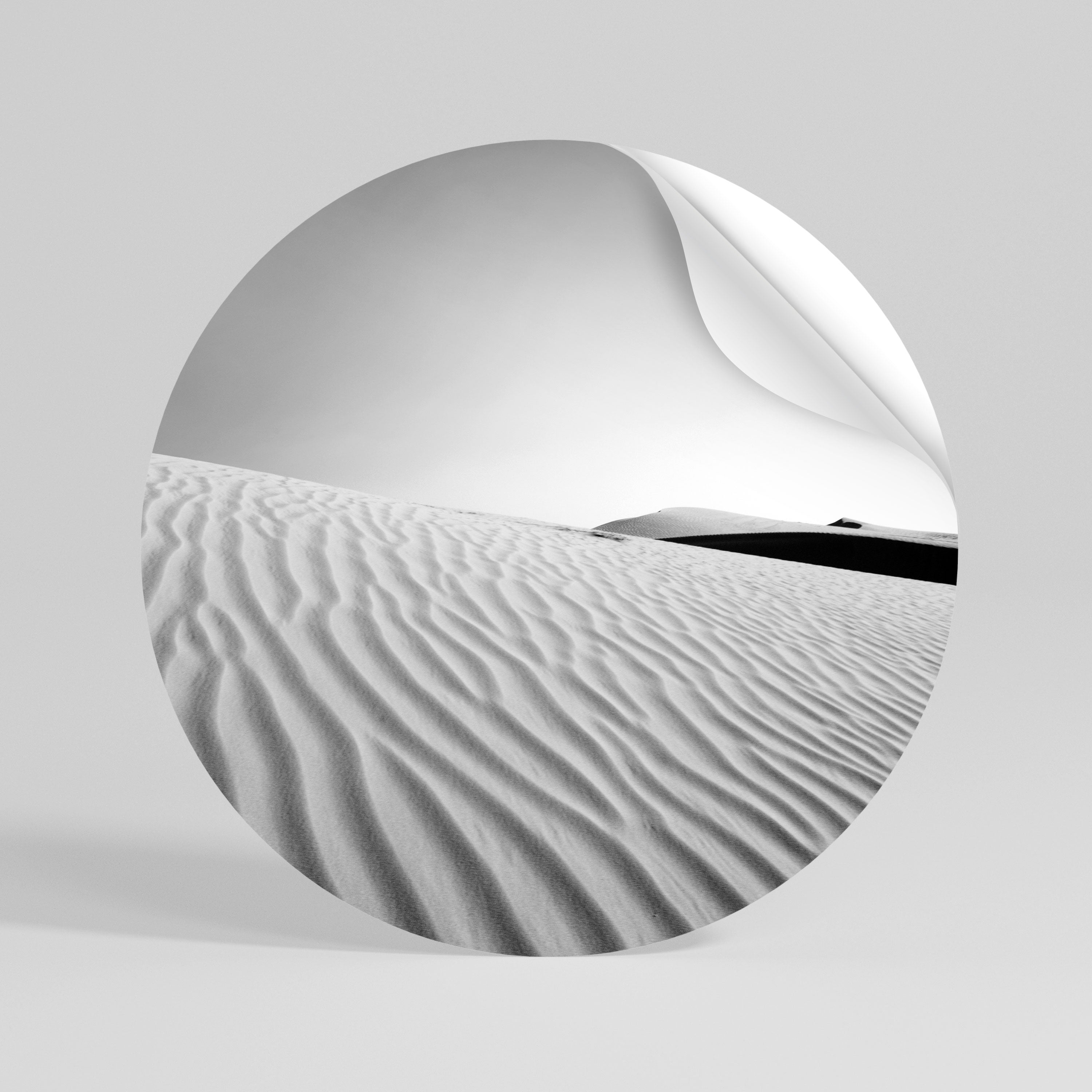 SAND INFINITY Rund väggdekal