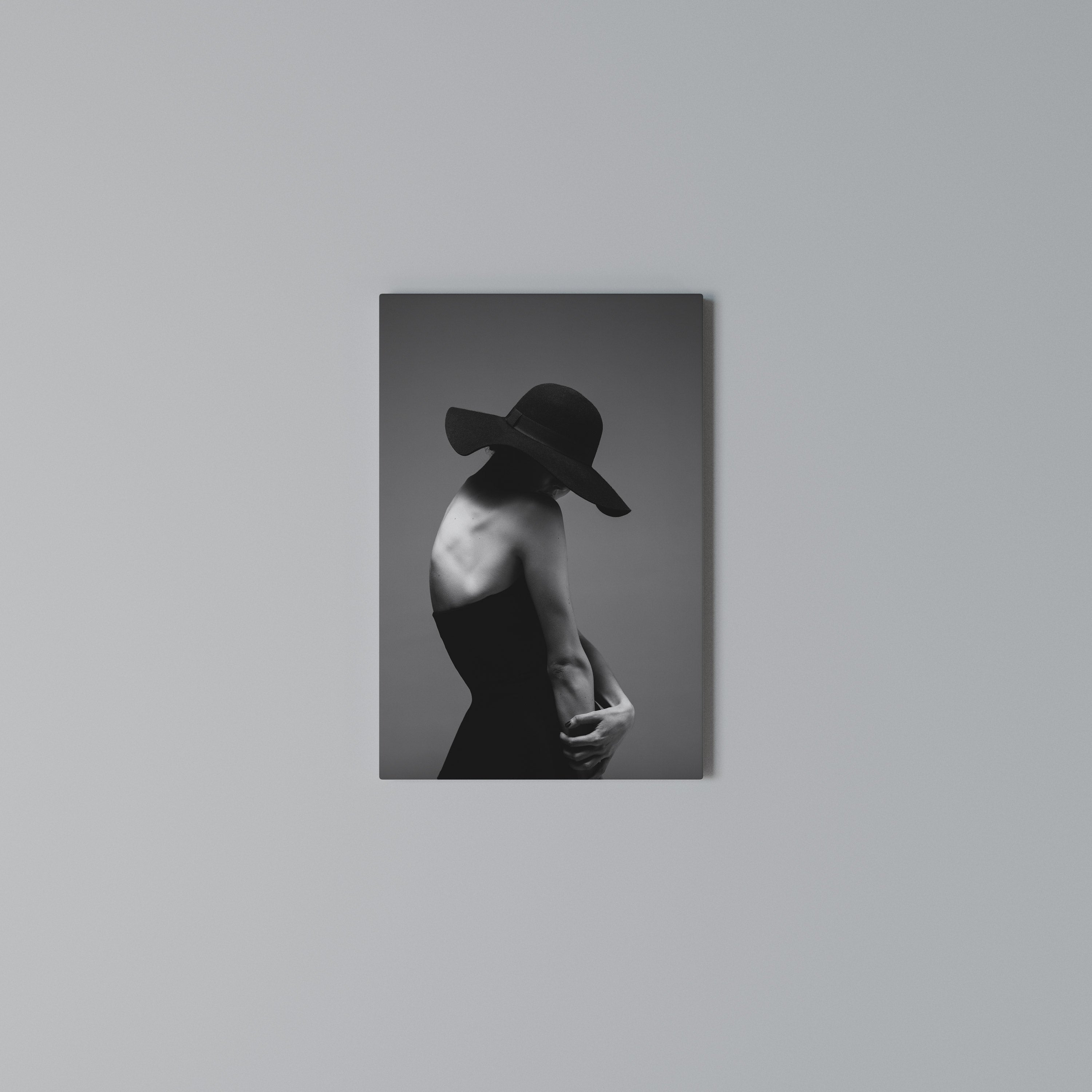 SILHOUETTE OF MYSTERY Vertical Canvas Print