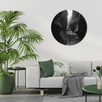 TIME'S WHISPERING CANYON Round Wall Art