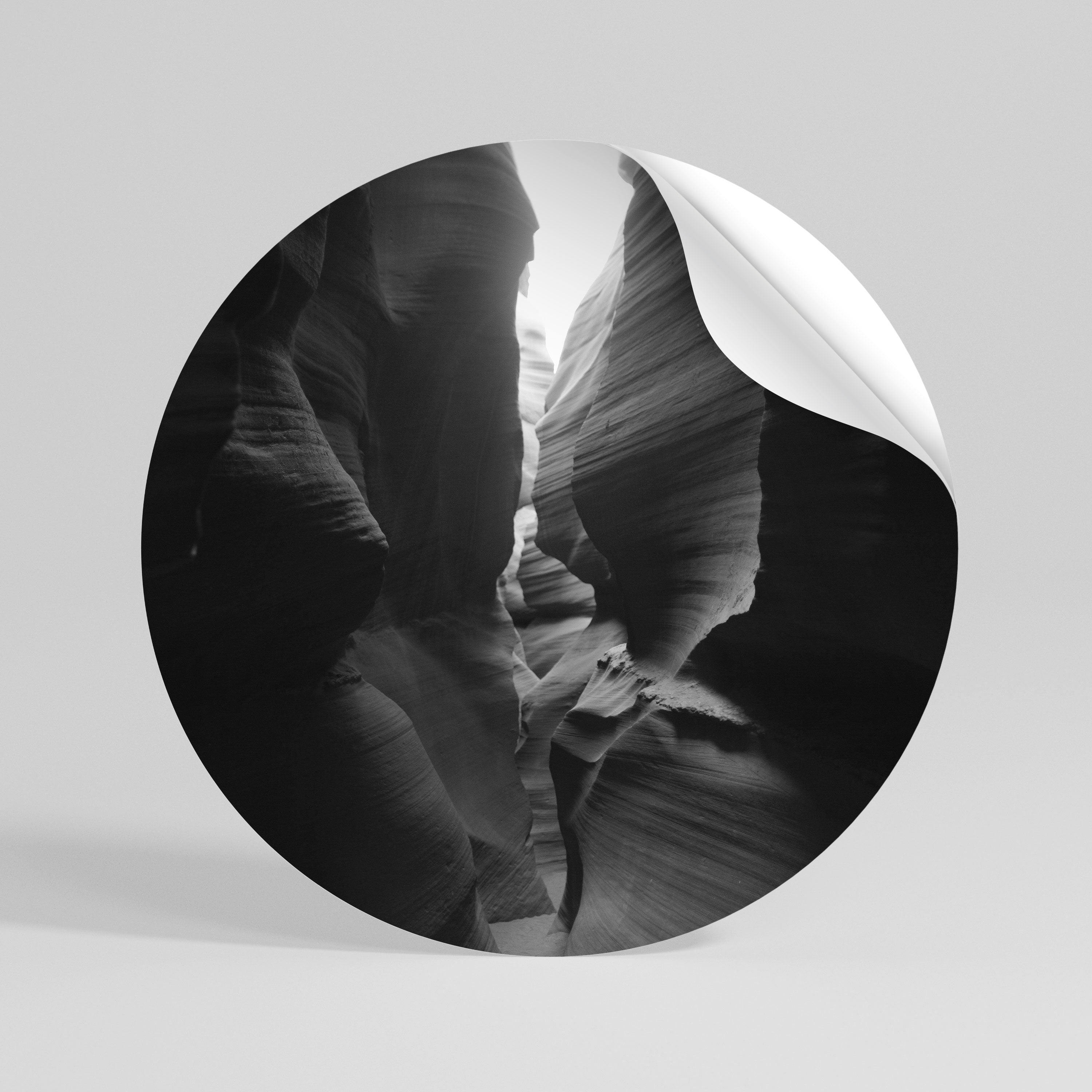 TIME'S WHISPERING CANYON Rund väggdekal