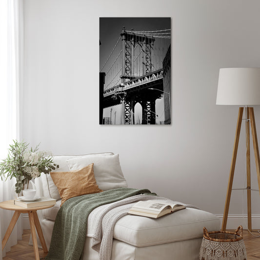 TIMELESS BRIDGE TALES Vertical Canvas Print