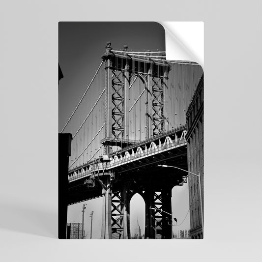 TIMELESS BRIDGE TALES Peel and Stick Vertical Poster
