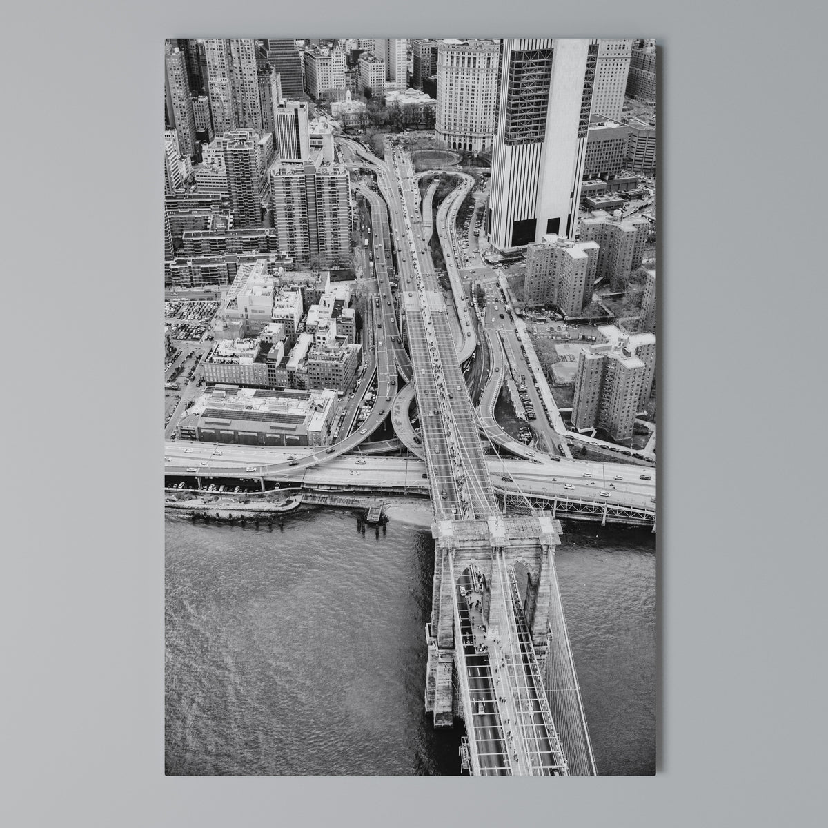 METROPOLITAN MAZE DANCE Vertical Canvas Print