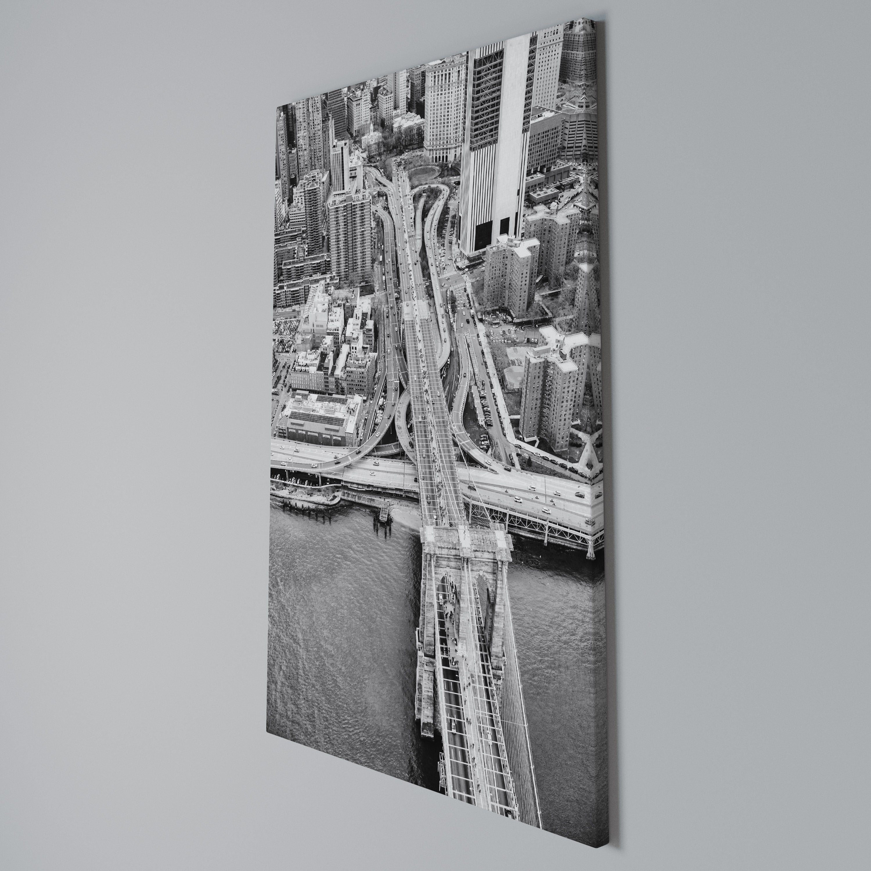 METROPOLITAN MAZE DANCE Vertical Canvas Print