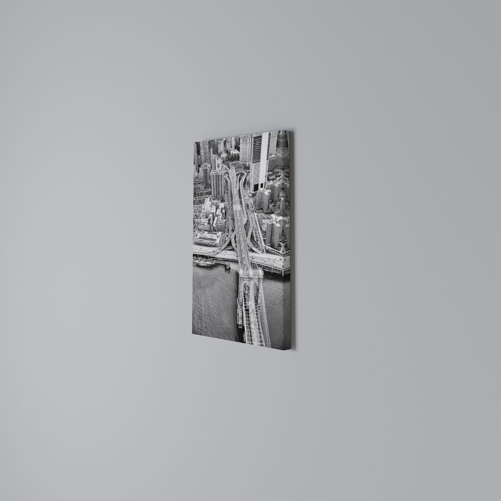 METROPOLITAN MAZE DANCE Vertical Canvas Print