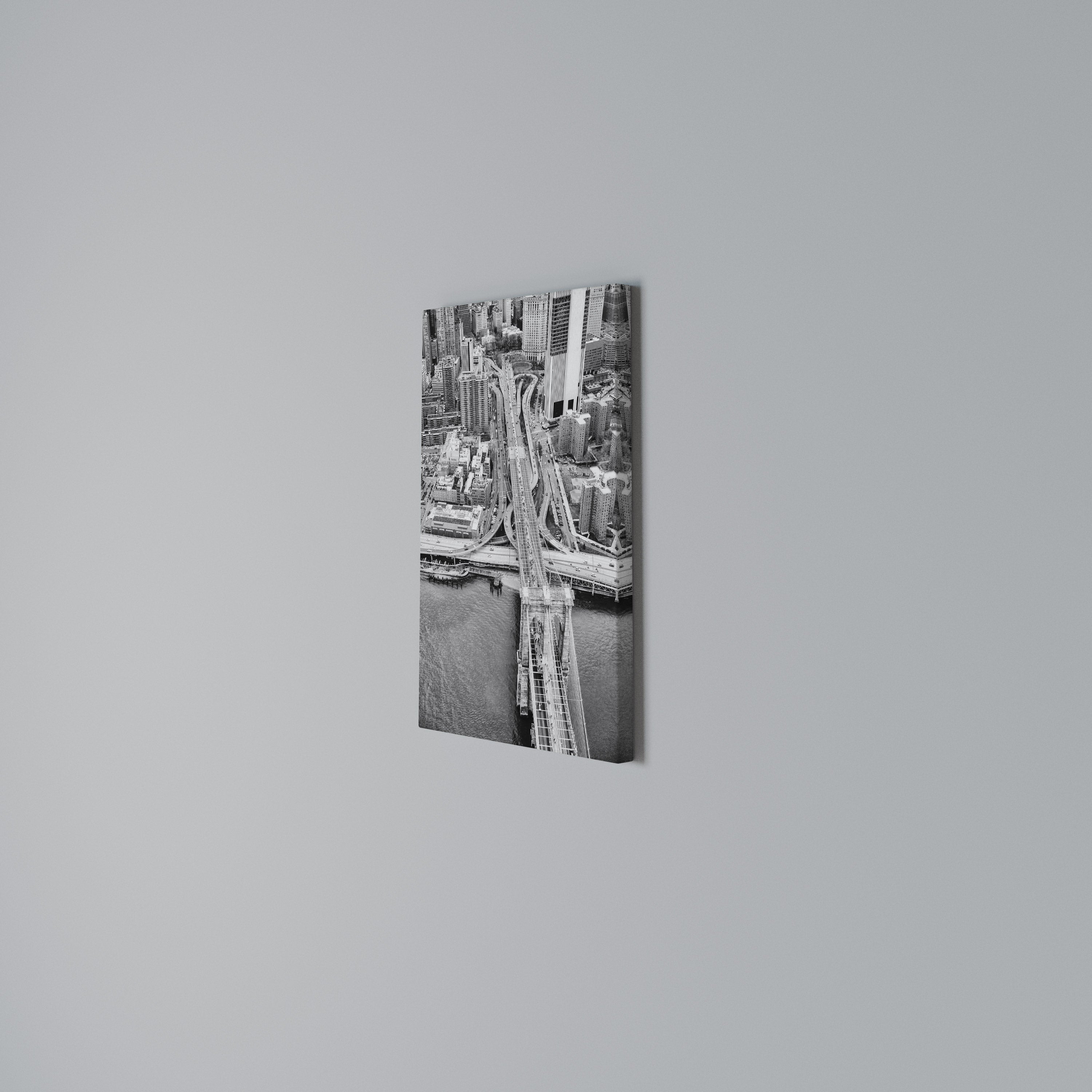 METROPOLITAN MAZE DANCE Vertical Canvas Print