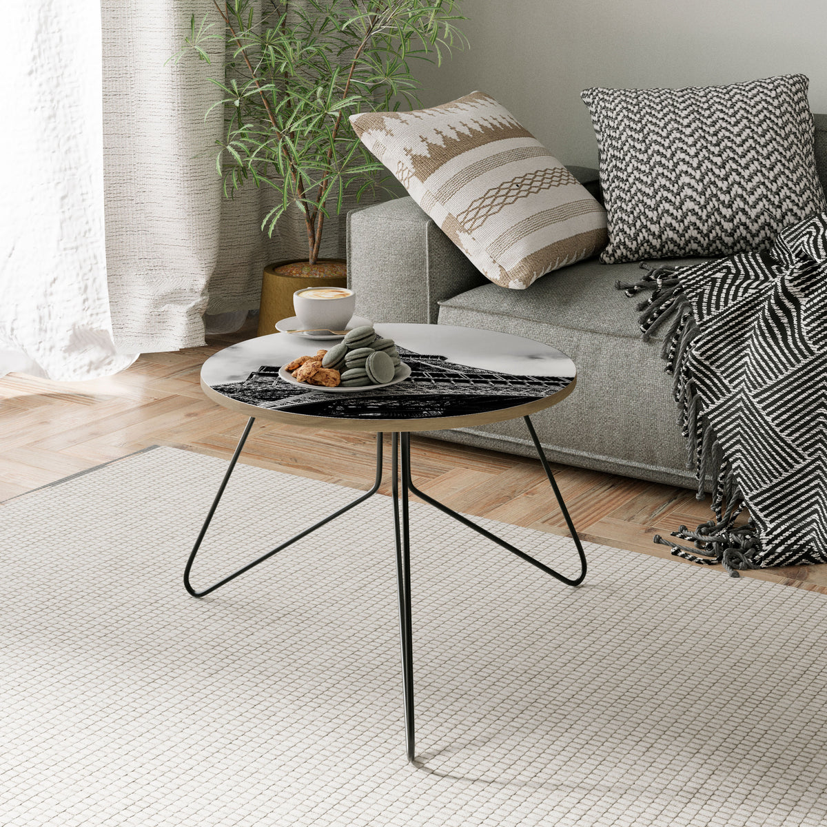 MONOCHROME PARISIAN ICON Soffbord