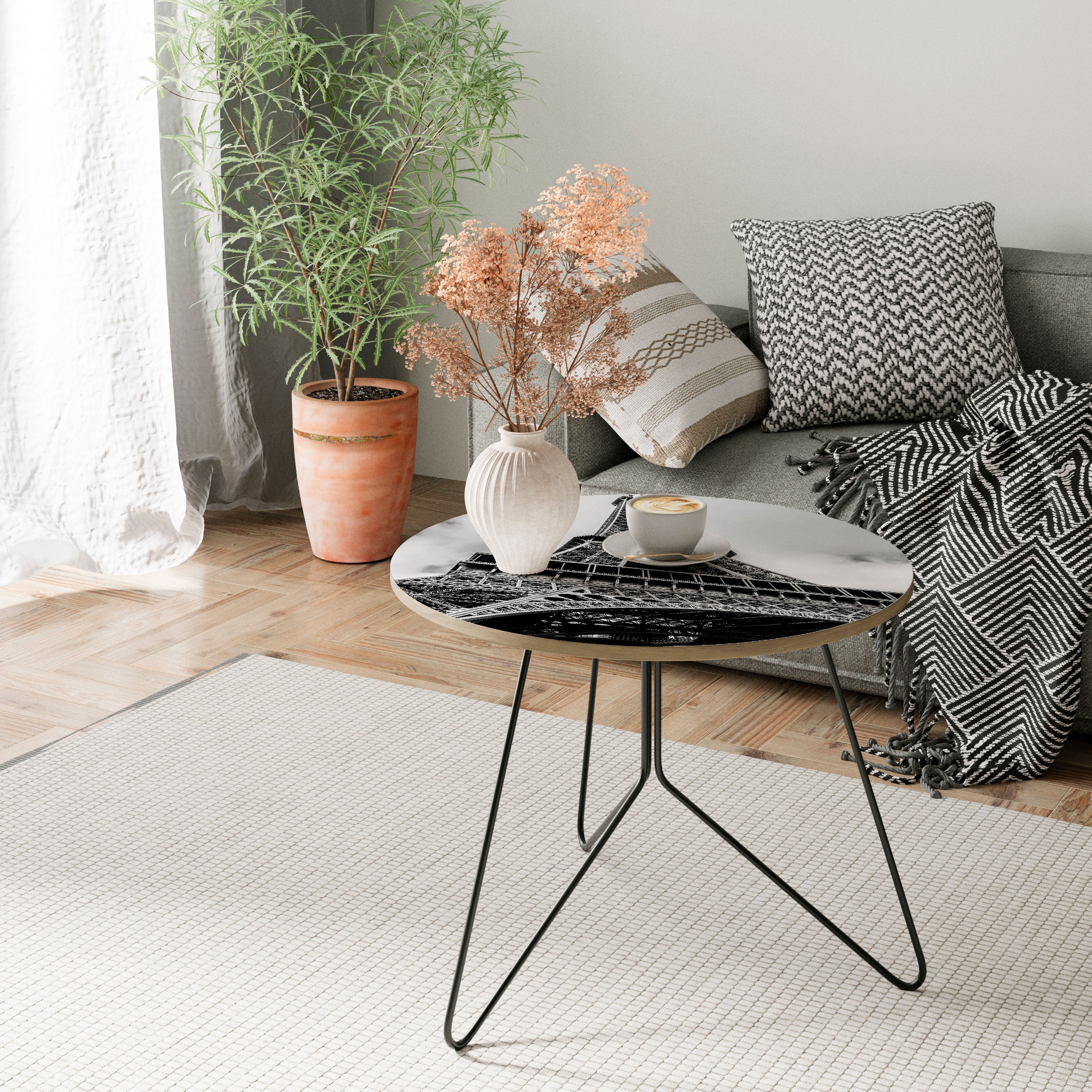 MONOCHROME PARISIAN ICON Soffbord