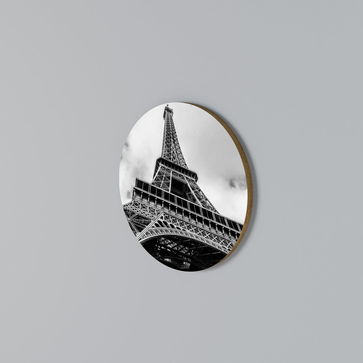 MONOCHROME PARISIAN ICON Rund väggdekor