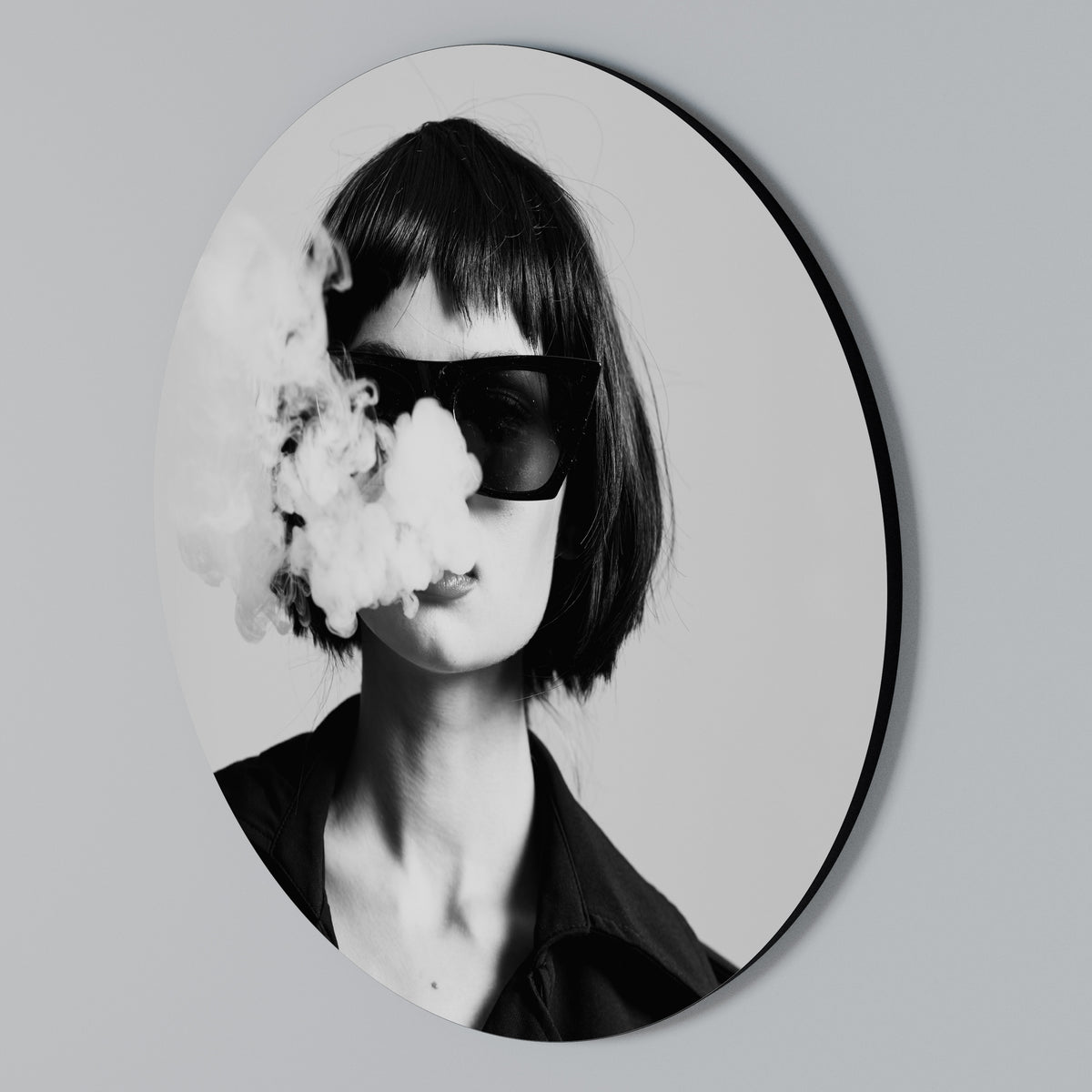 SMOKY BELLE Rund väggdekor