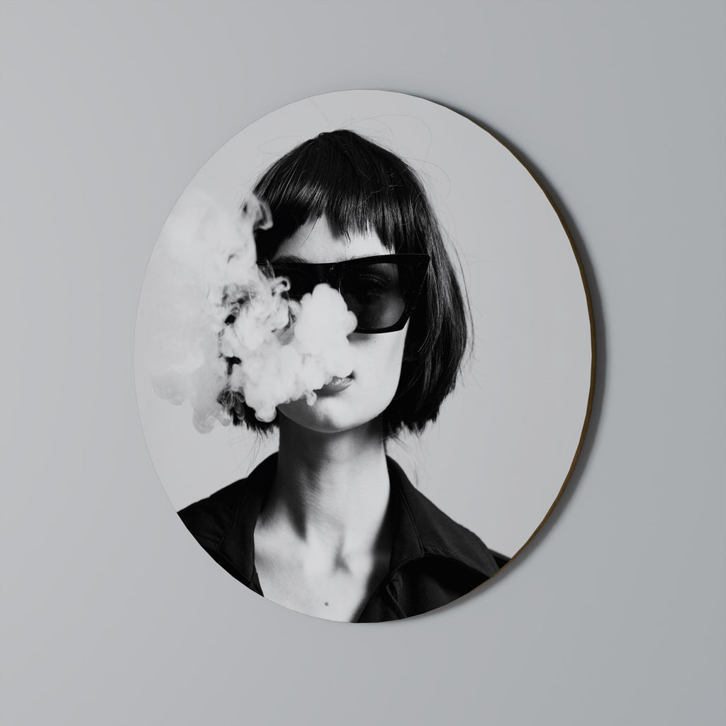 SMOKY BELLE Rund Väggdekoration