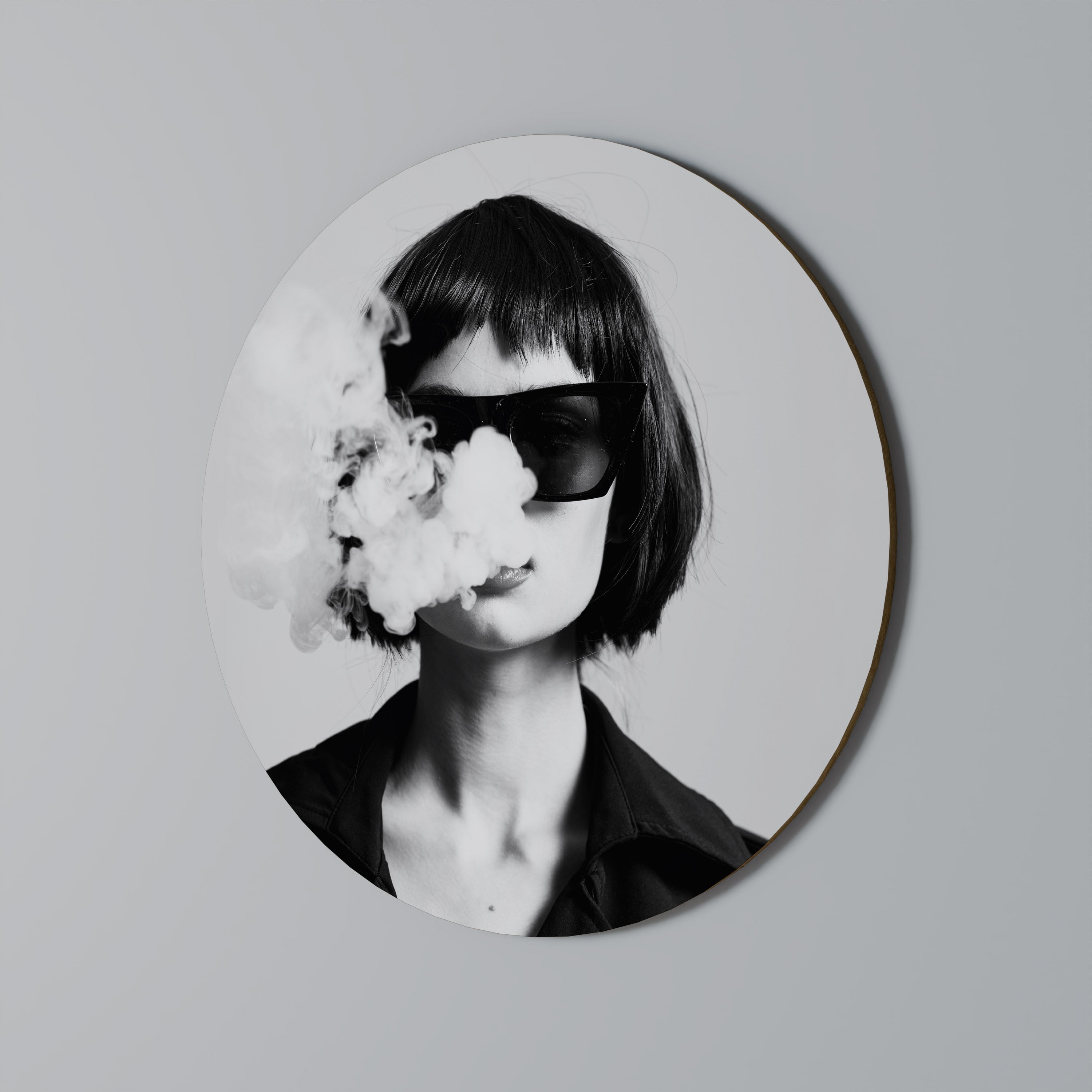 SMOKY BELLE Rund Väggdekoration