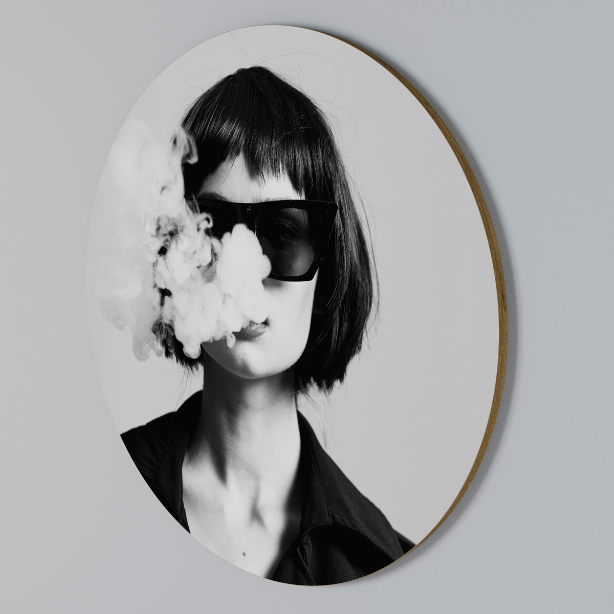 SMOKY BELLE Rund väggdekor