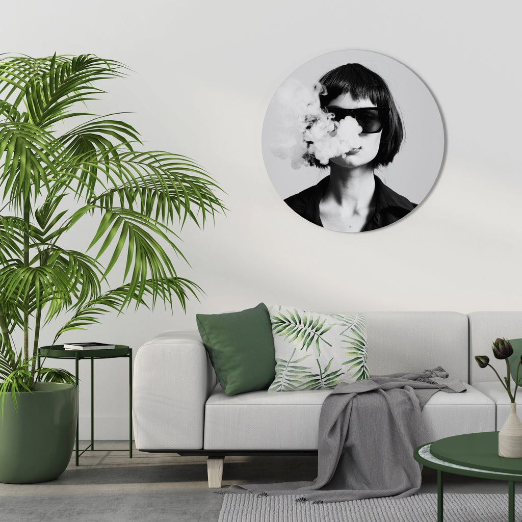 SMOKY BELLE Rund Väggdekoration