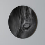 SILENT STRENGTH Round Wall Art