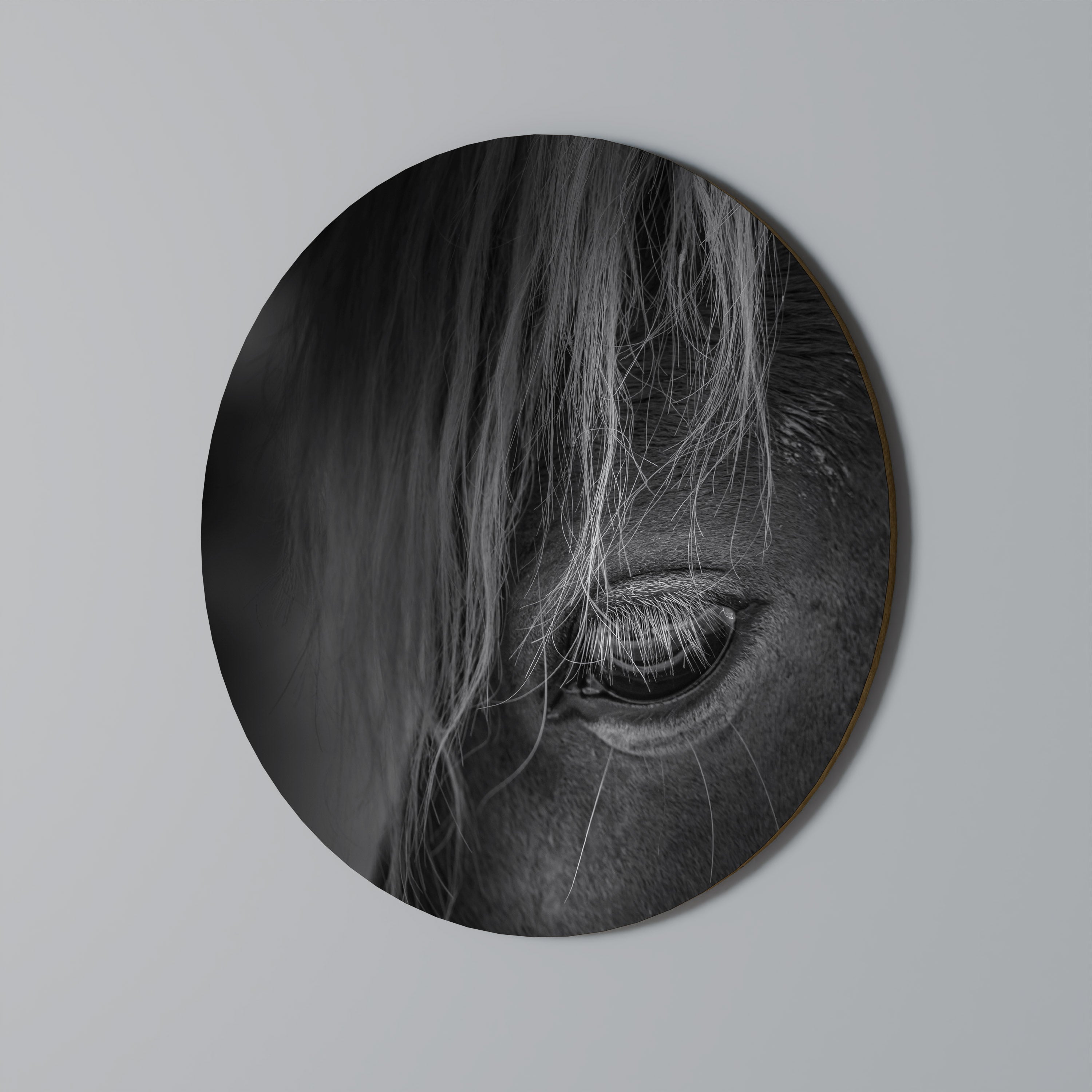 TYST STYRKA Rund Väggdekoration