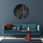 SILENT STRENGTH Round Wall Art