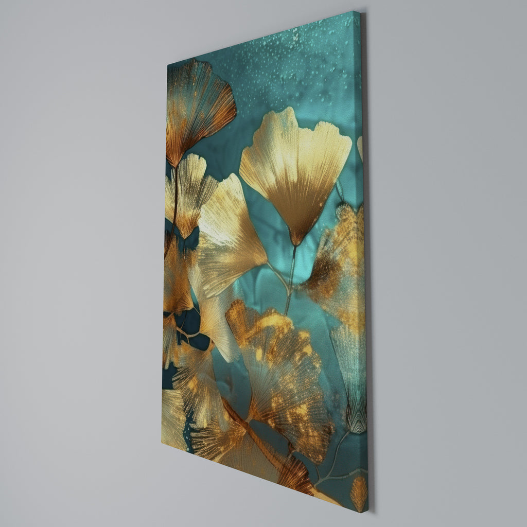 LUMINOUS FOLIAGE Vertical Canvas Print