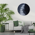 OCEAN'S WHISPER Round Wall Art