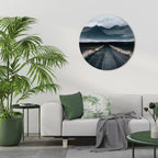 FOGBOUND HEIGHTS Round Wall Art