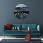 FOGBOUND HEIGHTS Round Wall Art