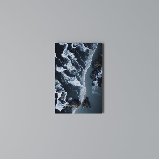 COSMIC COASTLINE Vertical Canvas Print