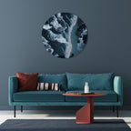 COSMIC COASTLINE Round Wall Art