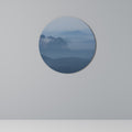MISTY MOUNTAIN WHISPER Round Wall Art