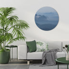MISTY MOUNTAIN WHISPER Round Wall Art