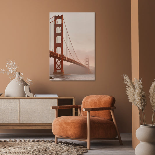 BRIDGE OF DREAMS Vertical Canvas Print
