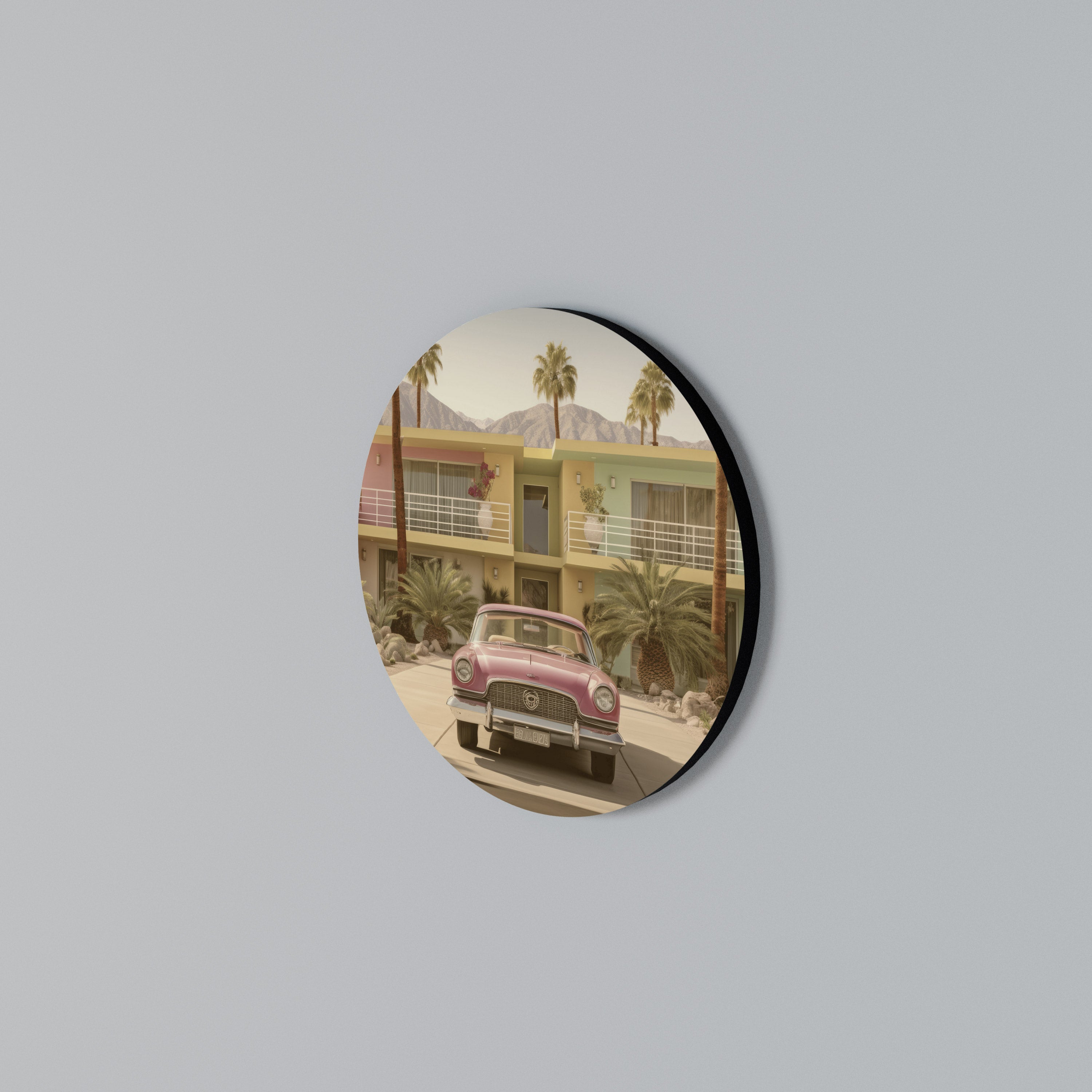 CALIFORNIAN STYLE Rund väggdekor