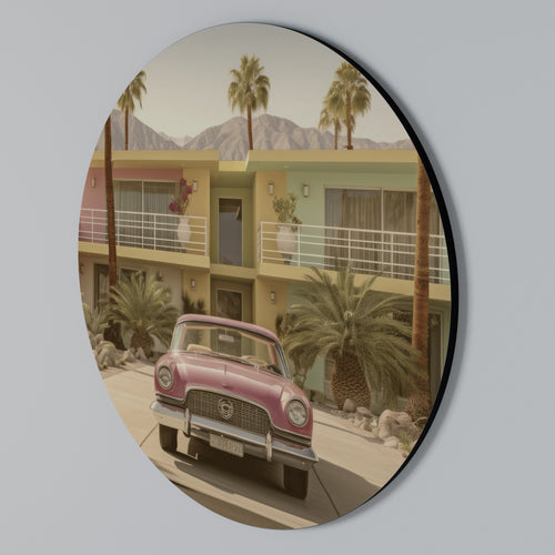 CALIFORNIAN STYLE Rund väggdekor
