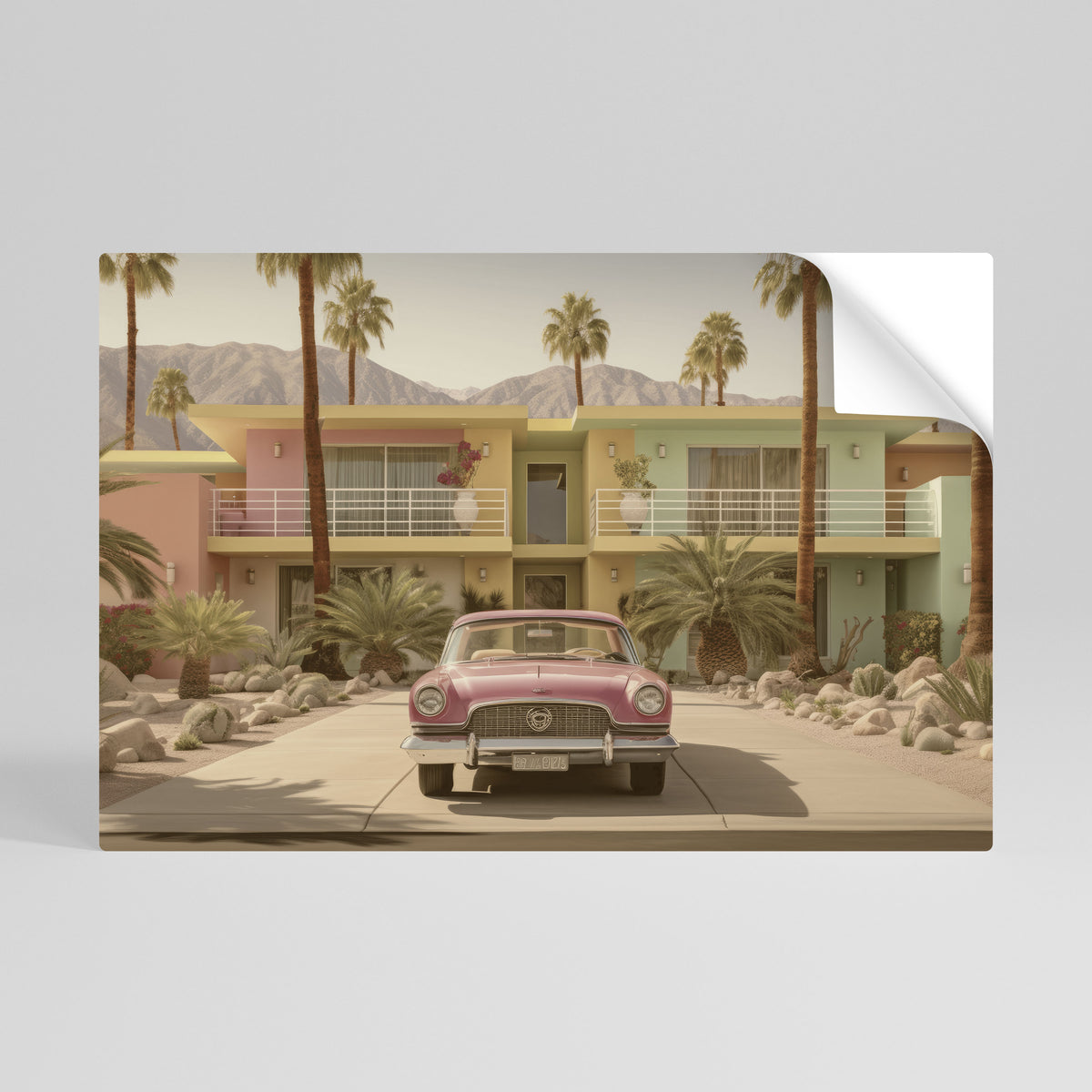 CALIFORNIAN STYLE Självhäftande Horisontell Poster