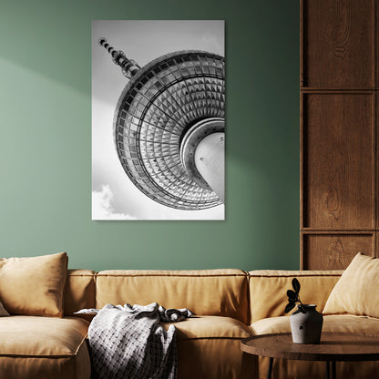 BERLINER FERNSEHTURM Vertical Canvas Print