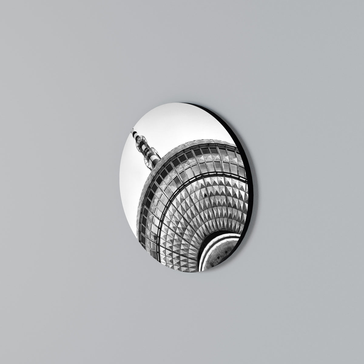 BERLINER FERNSEHTURM Rund väggdekor