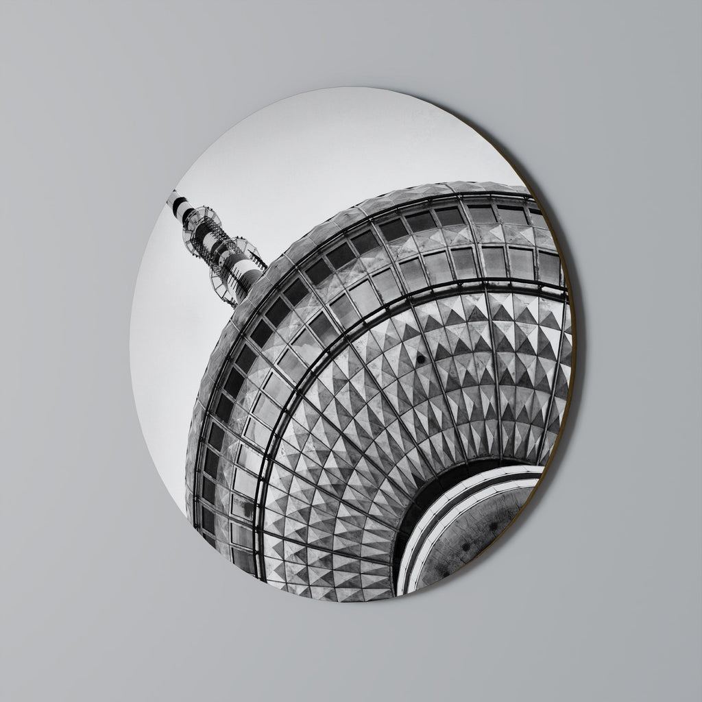 BERLINER FERNSEHTURM Rund Vägg Art