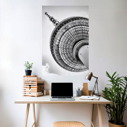 BERLINER FERNSEHTURM Peel and Stick Vertical Poster