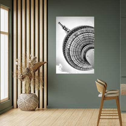BERLINER FERNSEHTURM Peel and Stick Vertical Poster